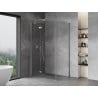 Mexen Mist H T cabine de douche battante gauche 75 x 85 cm, transparent, chrome - 8A5T-075-085-01-00-L