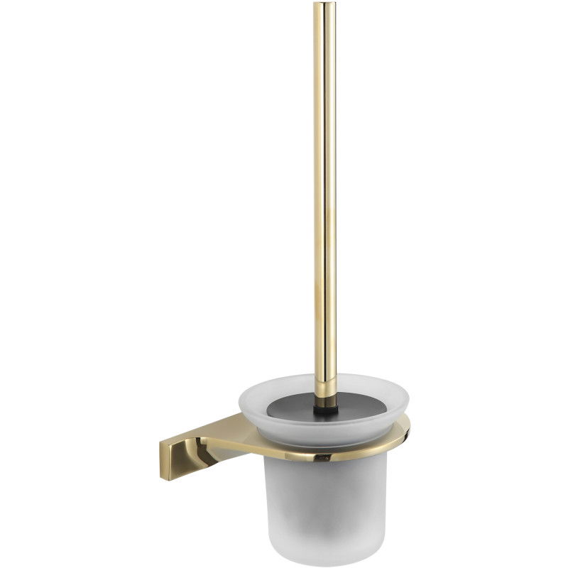 Mexen Rino brosse de toilette, or - 7027050-50