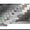 Mexen Mist H T cabine de douche battante gauche 70 x 120 cm, transparent, chrome - 8A5T-070-120-01-00-L