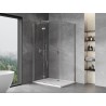 Mexen Mist-H T cabine de douche pivotante gauche 105 x 120 cm, transparent, chrome - 8A5T-105-120-01-00-L