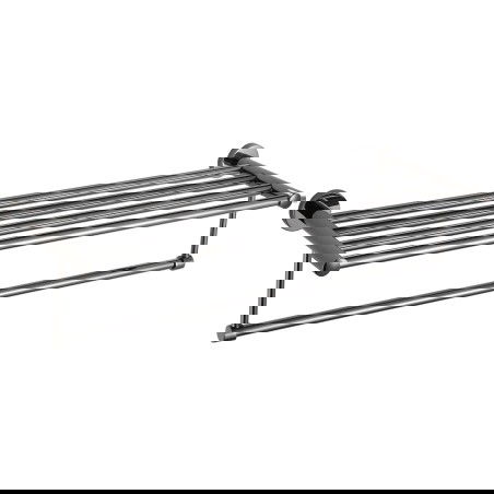 Mexen Remo étagère pour serviette, chrome noir - 7050720-73