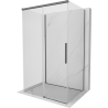 Mexen Rox-3S cabine de douche à 3 parois coulissante 160 x 80 cm, transparent, gun gray brossé - 8C2-160-080-66-00-3S