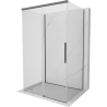 Mexen Rox-3S cabine de douche à 3 parois coulissante 135 x 85 cm, transparent, gris canon brossé - 8C2-135-085-66-00-3S
