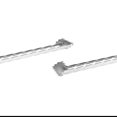 Mexen Base double porte-serviettes, Chrome - 7088225-00