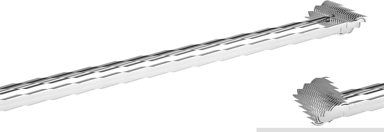 Mexen Base double porte-serviettes, Chrome - 7088225-00