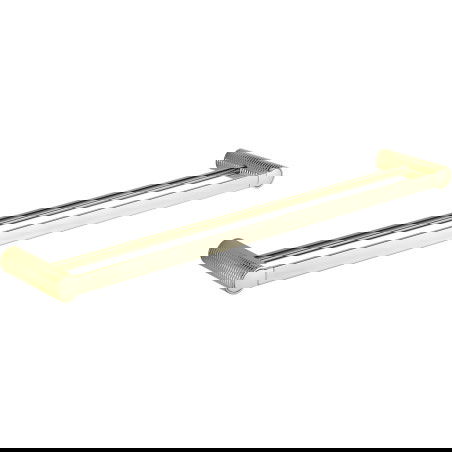 Mexen Base double porte-serviettes, Or - 7088225-50