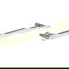 Mexen Base double porte-serviettes, Or - 7088225-50