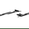 Mexen Base double porte-serviettes, Noir - 7088225-70
