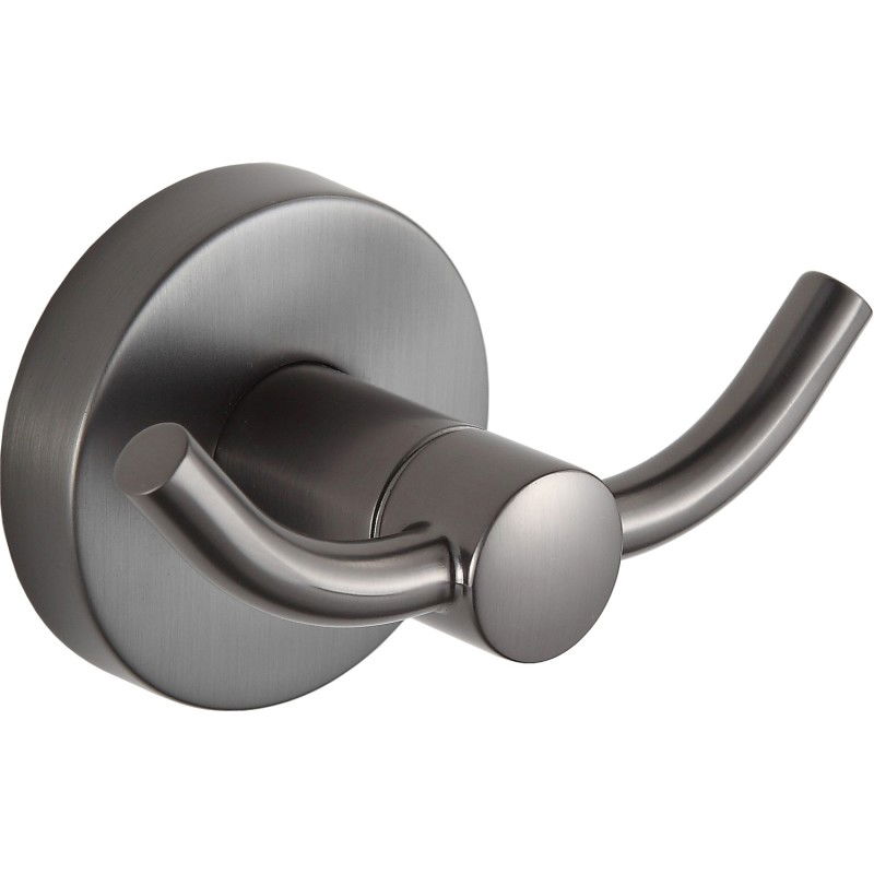 Mexen Remo crochet double pour serviette, gris pistolet brossé - 70507352-66