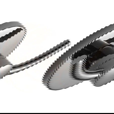 Mexen Remo crochet double pour serviette, chrome noir - 70507352-73