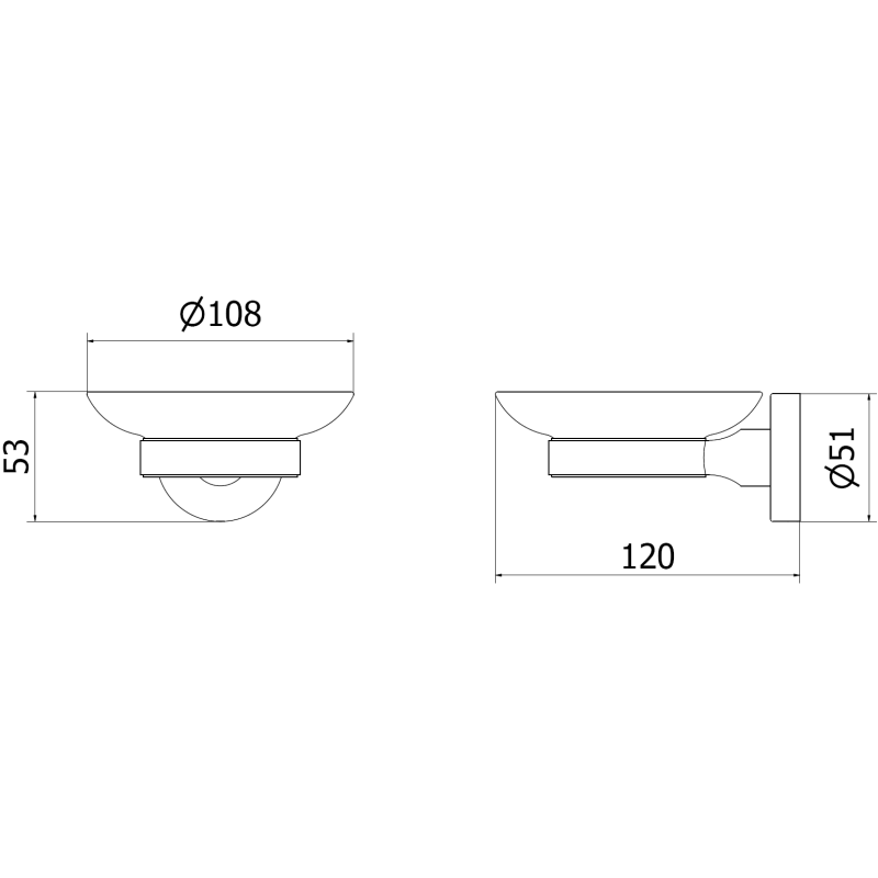Mexen Remo porte-savon, chrome - 7050739-00