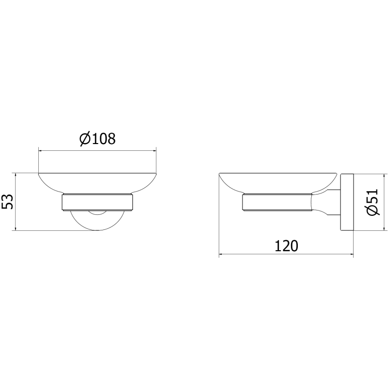 Mexen Remo porte-savon, doré - 7050739-50