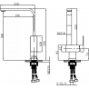 Mexen Liv robinet de cuisine, inox - 672100-99