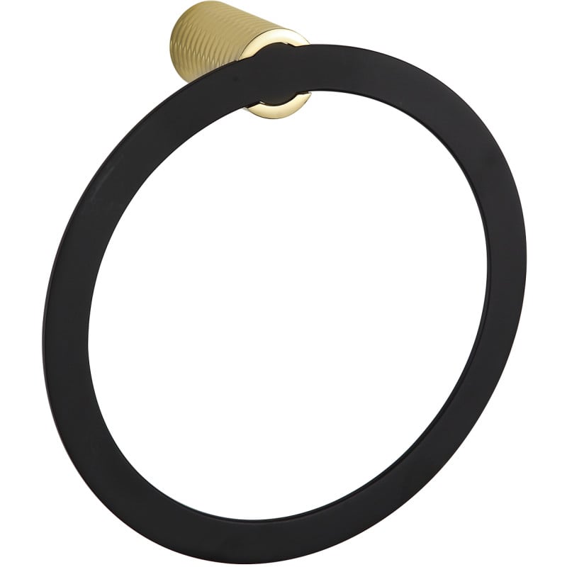 Mexen Base porte-serviettes, Noir/Or - 7088232-57
