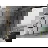 Mexen Mist H T cabine de douche pliante droite 75 x 100 cm, transparent, noir - 8A5T-075-100-70-00-P