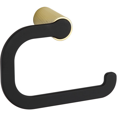 Mexen Base porte-papier toilette, noir/doré - 7088233-57