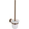 Mexen Remo brosse de toilette, cuivre brossé - 7050750-65