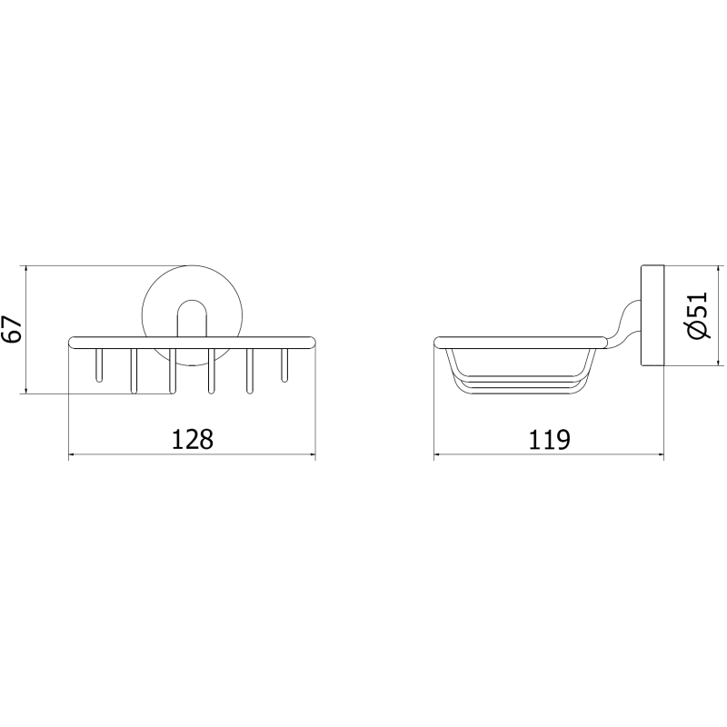 Mexen Remo monnarine, nickel brossé - 7050751-97