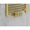 Mexen vanne de radiateur angulaire, Duplex, DN50, doré - W907-000-50