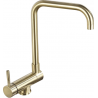 Mexen Madox mitigeur de cuisine sous-fenêtre, or brossé - 672000-50
