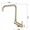 Mexen Madox robinet de cuisine pour installation sous le comptoir, Or - 672000-50