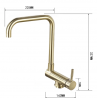 Mexen Madox robinet de cuisine sous-fenêtre, or brossé - 672000-50
