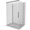 Mexen Rox-3S cabine de douche 3 pans coulissante 145 x 85 cm, transparent, métal canon - 8C2-145-085-95-00-3S