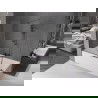 Mexen Velar paroi de baignoire 2 volets coulissants 180 x 150 cm, transparent, gun metal - 896-180-000-01-95