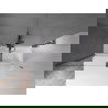 Mexen Velar paroi de baignoire 2 volets coulissants 180 x 150 cm, transparent, gun metal - 896-180-000-01-95