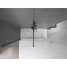 Mexen Velar paroi de douche 2 volets coulissants 180 x 150 cm, transparent, gun metal - 896-180-000-01-95