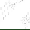Mexen Velar paroi de baignoire 2 volets coulissants 180 x 150 cm, transparent, gun metal - 896-180-000-01-95