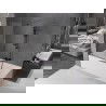 Paroi de baignoire coulissante 2 volets Mexen Velar 160 x 150 cm, transparent, gun metal - 896-160-000-01-95
