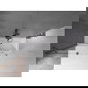 Mexen Velar paroi de bain coulissante à 2 volets 140 x 150 cm, transparent, gun metal - 896-140-000-01-95
