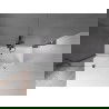 Mexen Velar paroi de baignoire 2 volets coulissants 130 x 150 cm, transparent, gun metal - 896-130-000-01-95