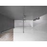 Mexen Velar pare-douche de baignoire coulissant à 2 vantaux 180 x 150 cm, transparent, nickel brossé - 896-180-000-01-97
