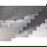 Paroi de baignoire coulissante à 2 volets Mexen Velar 180 x 150 cm, transparent, nickel brossé - 896-180-000-01-97
