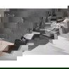 Paroi de baignoire coulissante 2 volets Mexen Velar 110 x 150 cm, transparent, nickel brossé - 896-110-000-01-97