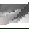 Mexen Velar paroi de baignoire 2 volets coulissante 90 x 150 cm, transparent, nickel brossé - 896-090-000-01-97