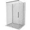 Mexen Rox-3S cabine de douche à 3 parois coulissante 145 x 110 cm, transparent, métal gun - 8C2-145-110-95-00-3S