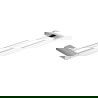 Mexen Adox double porte-serviettes, Chrome - 7018225-00