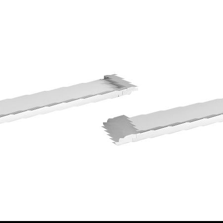 Mexen Adox étagère en verre suspendue, chrome - 7018237-00