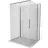 Mexen Rox-3S cabine de douche 3 parois coulissante 120 x 110 cm, transparent, nickel brossé - 8C2-120-110-97-00-3S