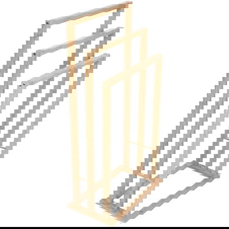 Mexen Bamboo portant serviette sur pied, bambou naturel - 701342-00