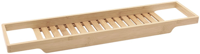 Mexen Bamboo étagère de baignoire 70 cm, bambou naturel - 701070-00