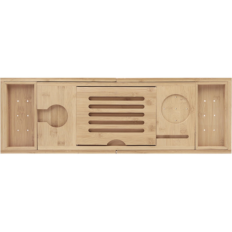 Mexen Bamboo étagère pour baignoire 70-105 cm, bambou naturel - 701170-00