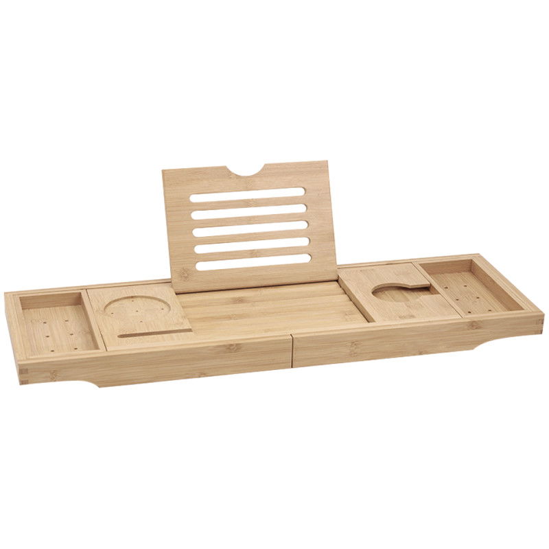 Mexen Bamboo étagère pour baignoire 70-105 cm, bambou naturel - 701170-00