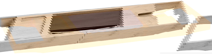 Mexen Bamboo étagère pour baignoire 70-100 cm, bambou naturel - 701270-00