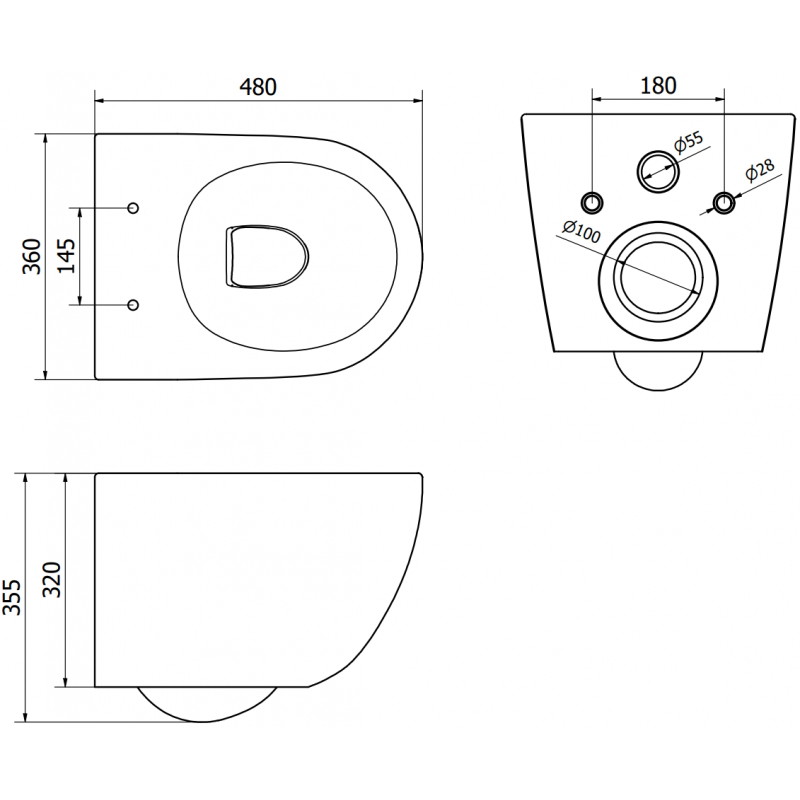 Mexen Lena cuvette WC Rimless avec abattant slow-close slim, duroplast, noir mat/motif grille dorée - 30224079