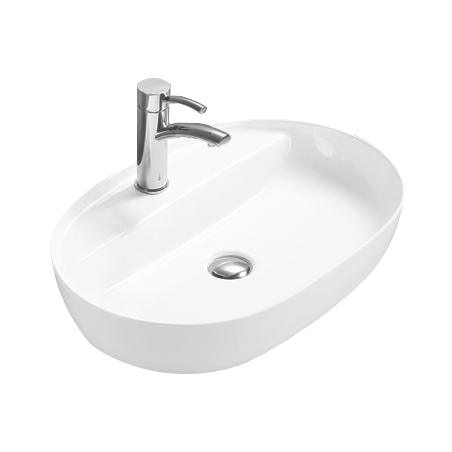 Mexen Adel lavabo de comptoir 60 x 41 cm, Blanc - 22166000