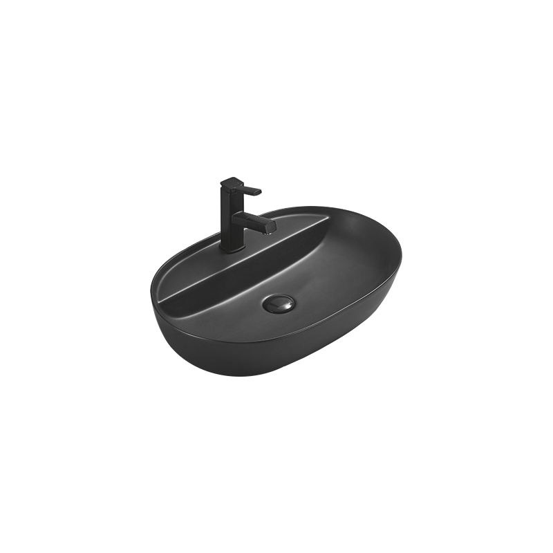 Mexen Adel lavabo de comptoir 60 x 41 cm, Noir mat - 22166085